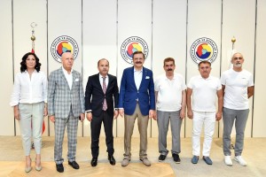 TPF Heyeti, TOBB Başkanı Hisarcıklıoğlu’nu ziyaret etti