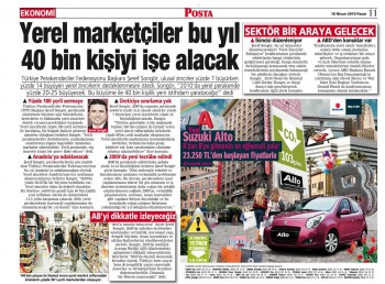 Yerel Marketçiler Bu Yıl 40 Bin Kişiyi İşe Alacak