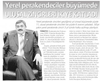 Yerel Perakendeciler Büyümede Ulusal Zincirleri İkiye Katladı