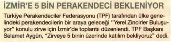 İzmir’e 5 Bin Perakendeci Bekleniyo.