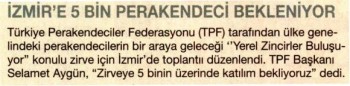 İzmir’e 5 Bin Perakendeci Bekleniyo.