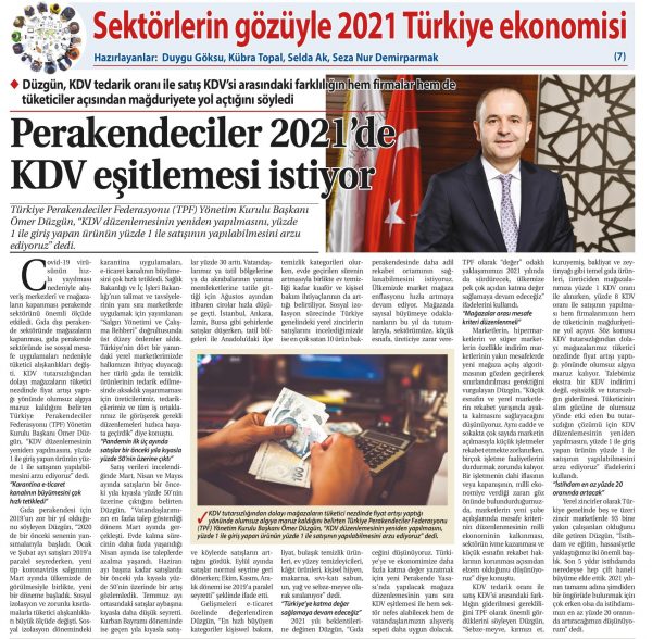 Marketler KDV eşitlemesi istiyor