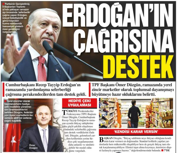 Erdoğan’ın çağrısına destek