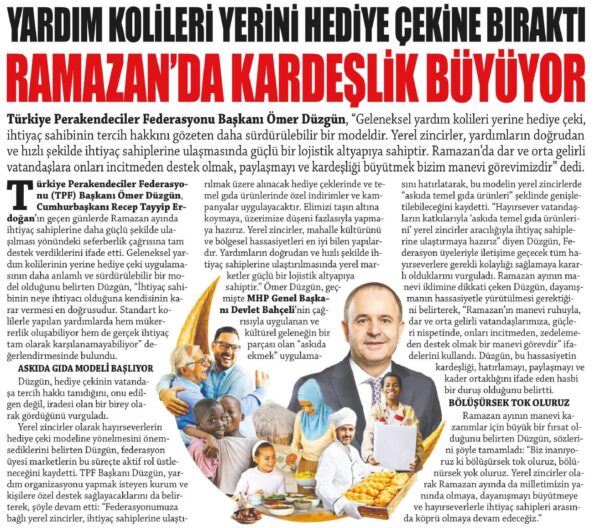 Ramazan’da kardeşlik büyüyor